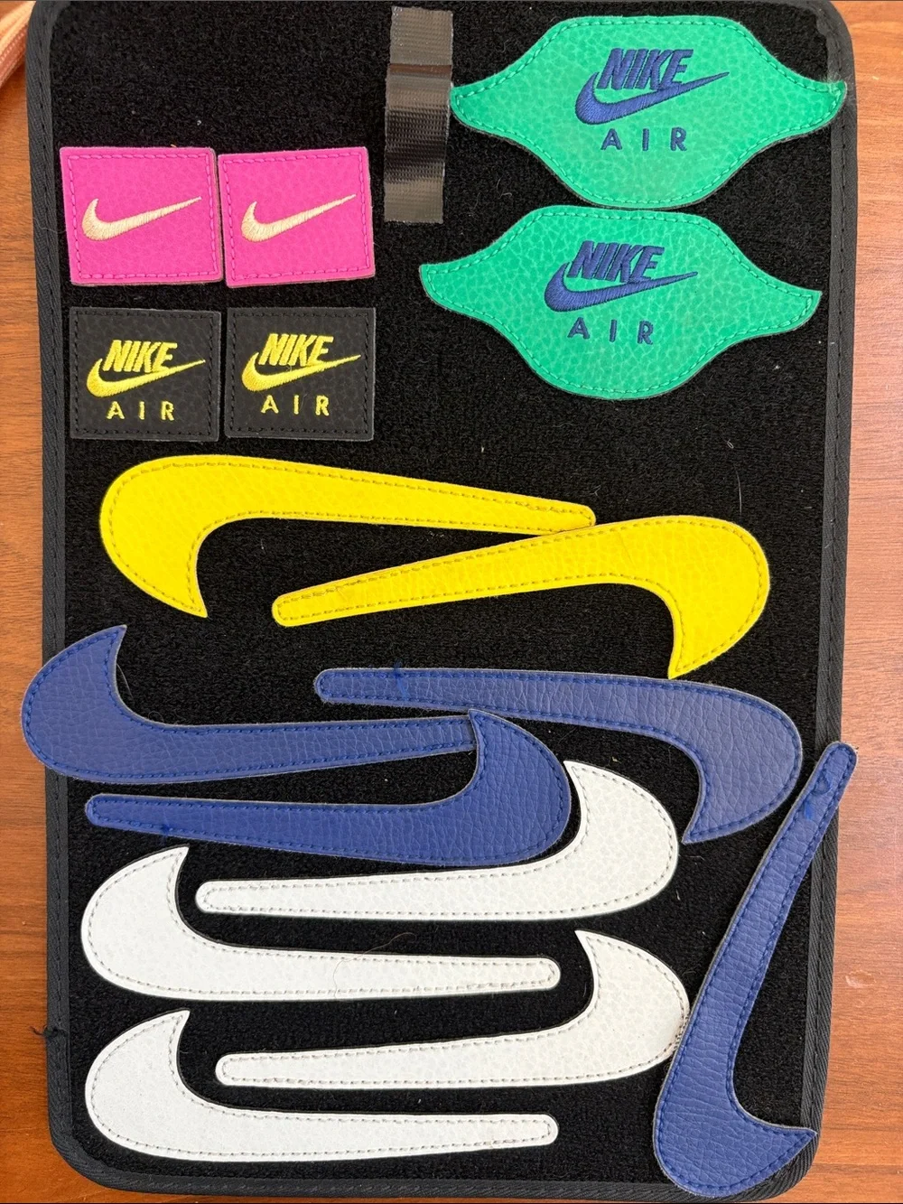 Nike Air Force 1 Velcro Swoosh Accessory Kit Laces Patches Replacement Set